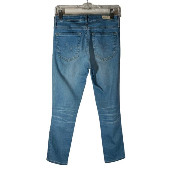 AG Adriano Goldschmied The Prima Crop Light Wash Mid Rise Skinny Jeans 26 - Picture 4 of 9